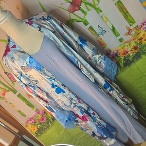 Linea Donatella Dusty Nighty and Matching Silk Style Robe Large